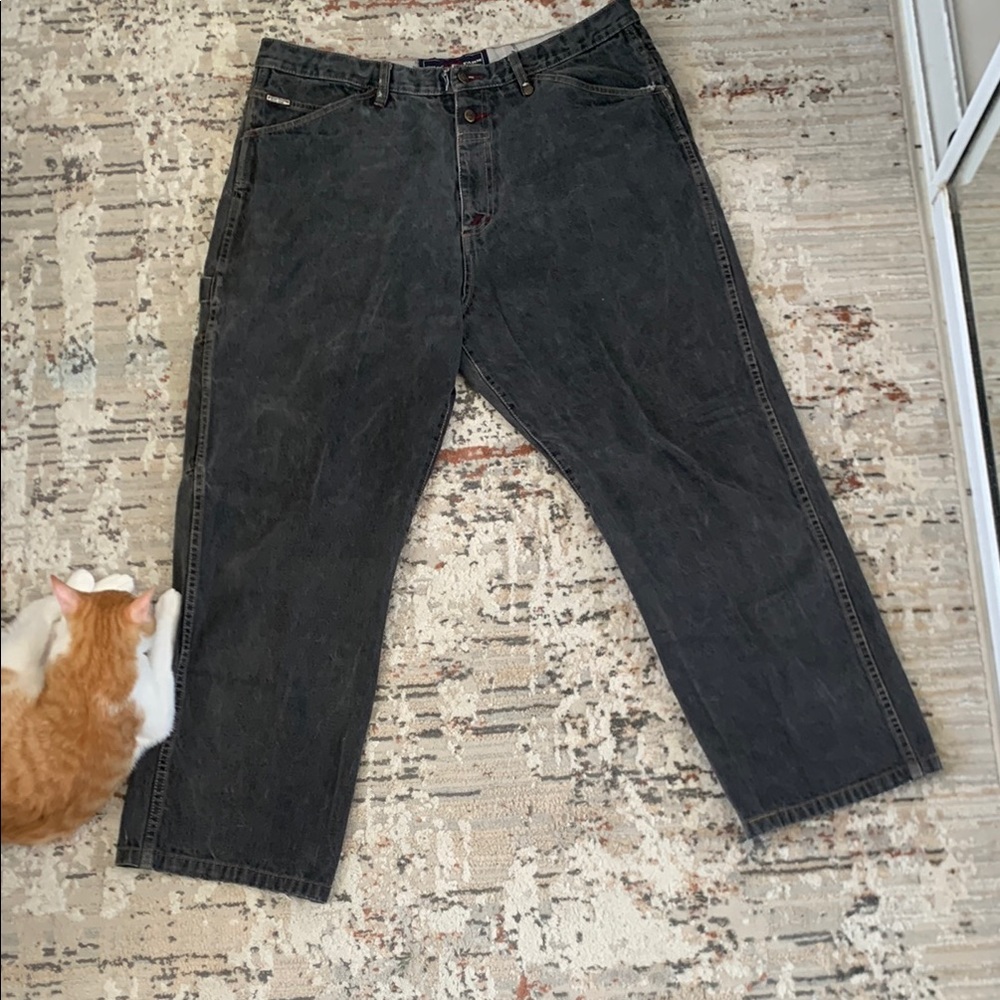Vintage Baggy Gray Carpenter Jeans